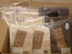 正活絹靴下